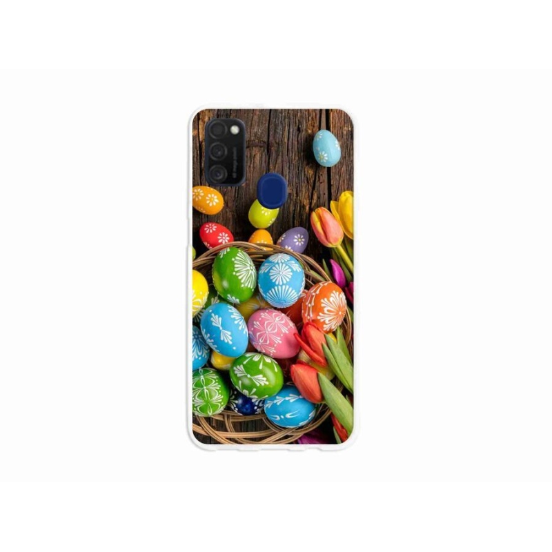 Gél borítás mmCase Samsung Galaxy M21 - Húsvéti tojás