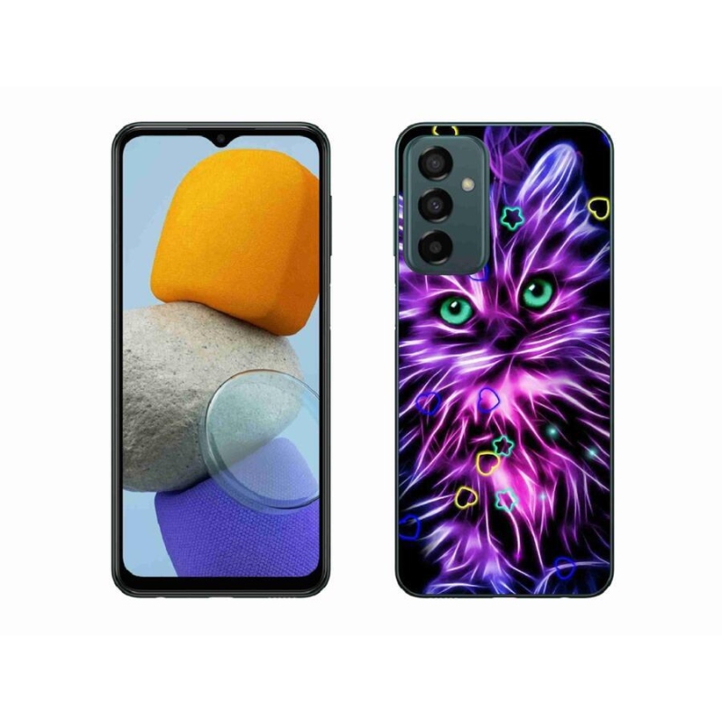 Zselés borítás mmCase Samsung Galaxy M23 5G - absztrakt macska