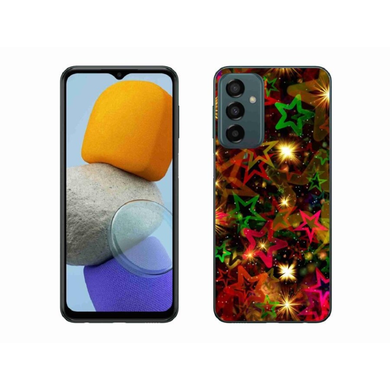 Gél borítás mmCase Samsung Galaxy M23 5G - színes csillagok