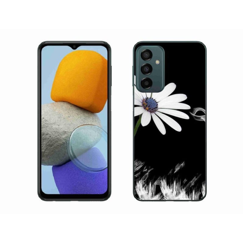 Gél védőhuzat mmCase Samsung Galaxy M23 5G - fehér virág