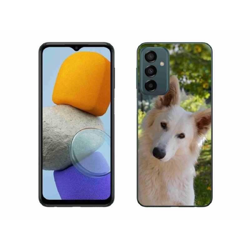 Gél védőhuzat mmCase Samsung Galaxy M23 5G - fehér Svájci juhász 1