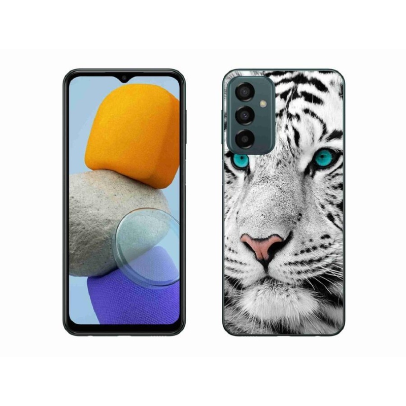 Gél védőhuzat mmCase Samsung Galaxy M23 5G - fehér tigris