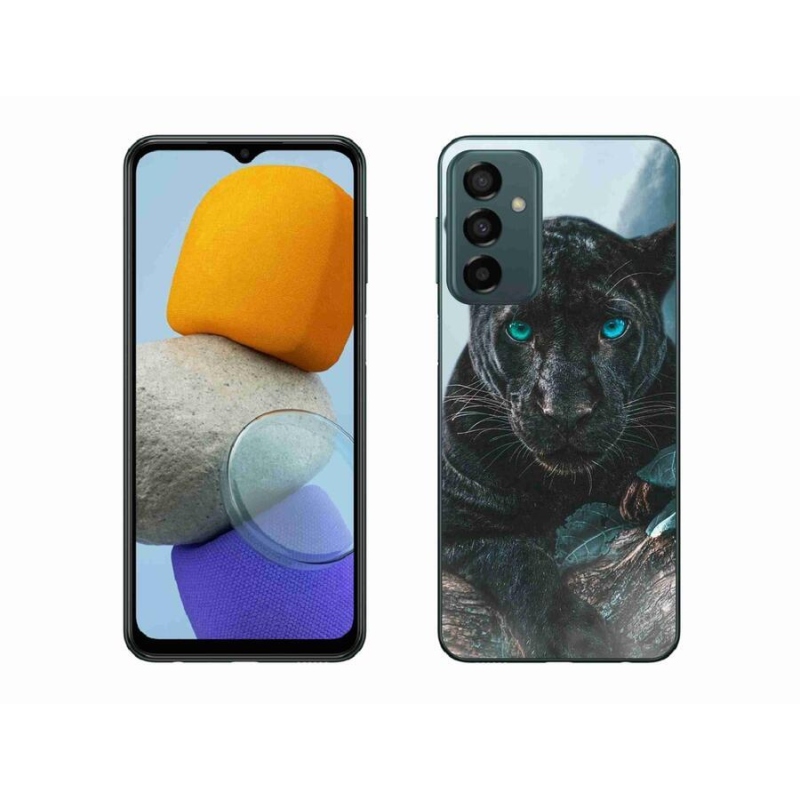 Zselés borítás mmCase Samsung Galaxy M23 5G - fekete párduc