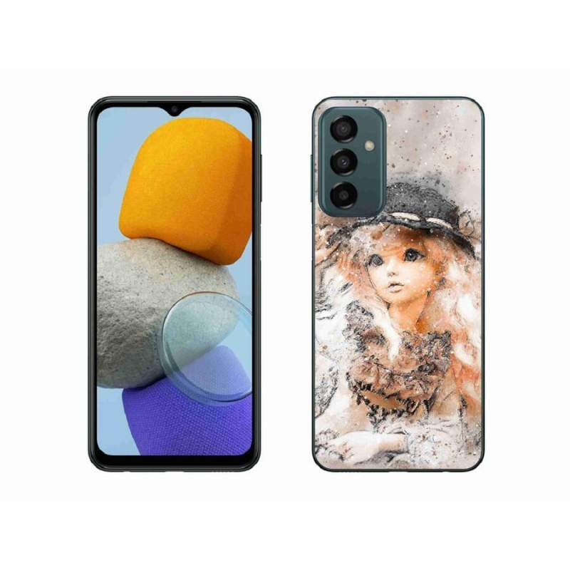 Gél borító mmCase Samsung Galaxy M23 5G - kalapos lányhoz