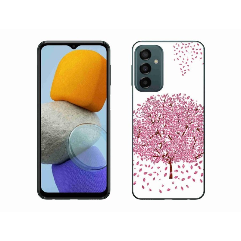 Zselés borítás mmCase Samsung Galaxy M23 5G - rajzfilmfa levelekkel