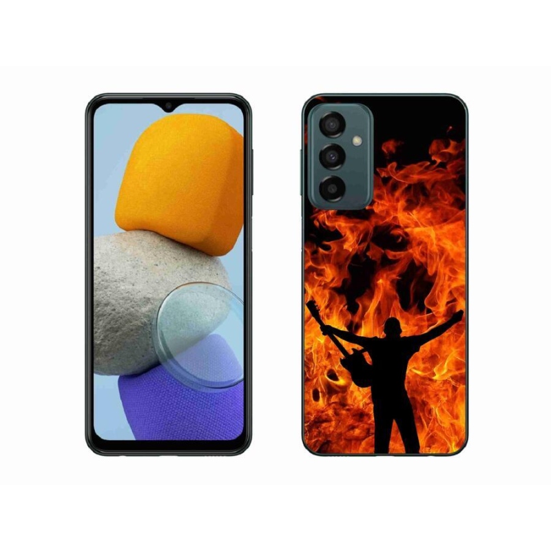 Gél borítás mmCase Samsung Galaxy M23 5G - zenész és tűz