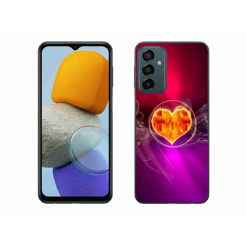 Gél borítás mmCase Samsung Galaxy M23 5G - tüzes szívhez