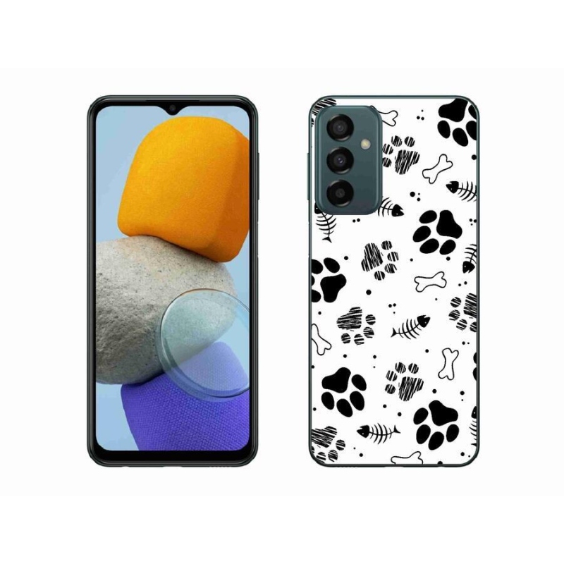 Zselés borítás mmCase Samsung Galaxy M23 5G - kutyamancsok 1