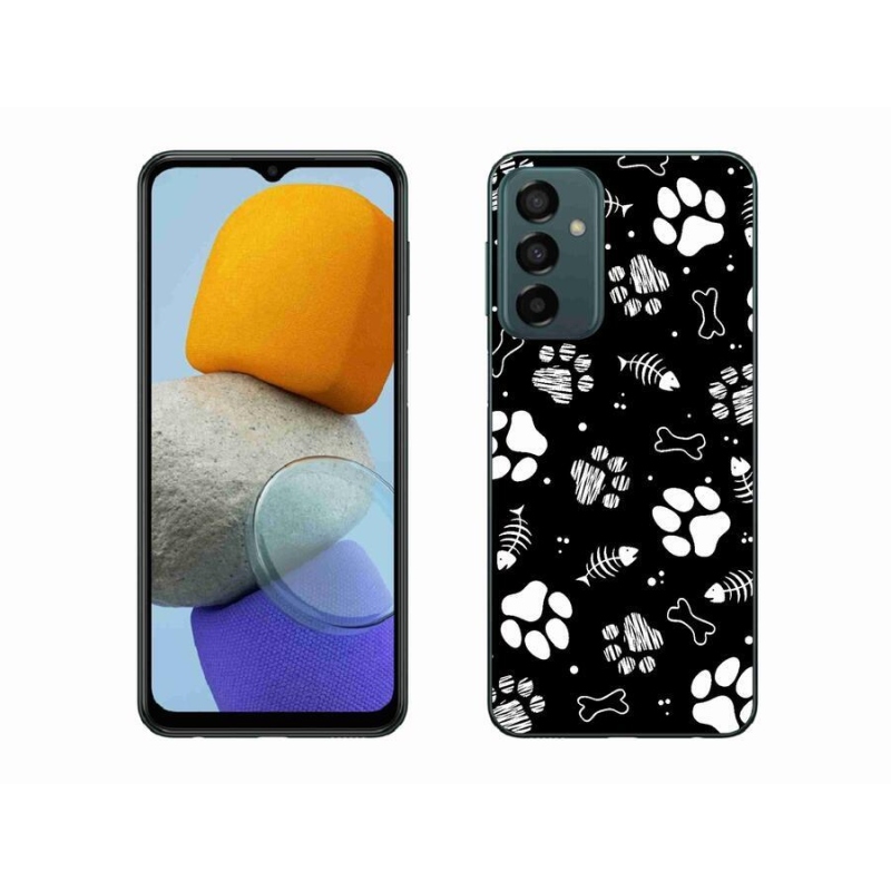 Gél borítás mmCase Samsung Galaxy M23 5G - kutyamancsok számára