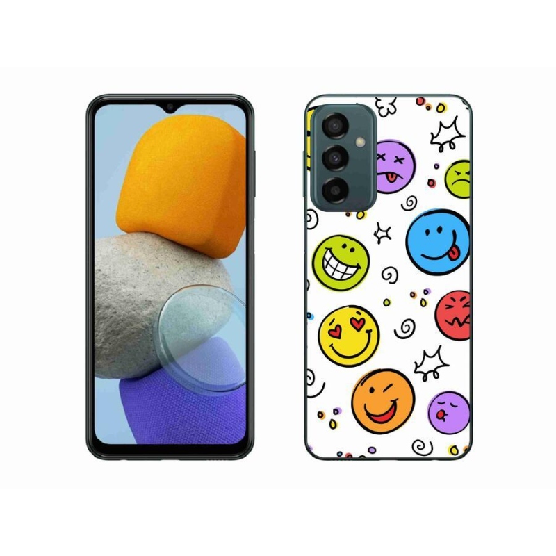 Gél borítás mmCase Samsung Galaxy M23 5G - smiley-khez