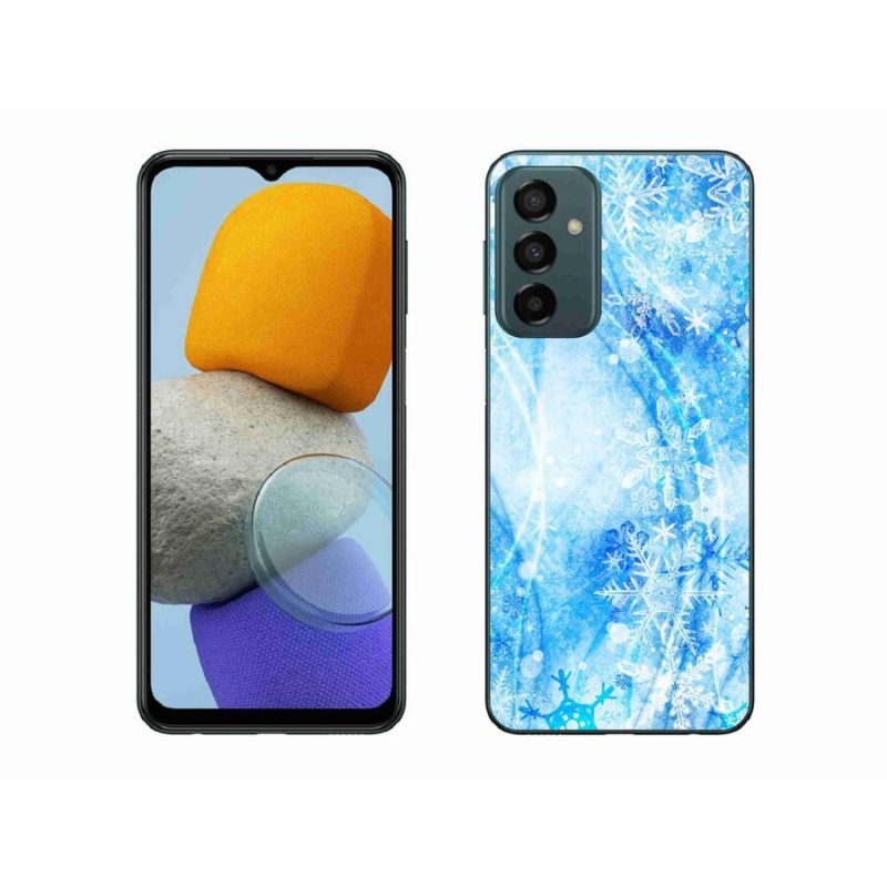 Zselés borítás mmCase Samsung Galaxy M23 5G - hópelyhekhez