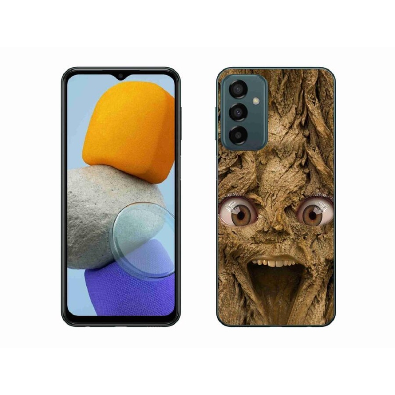 Gél borítás mmCase Samsung Galaxy M23 5G - vidám fa szemekkel