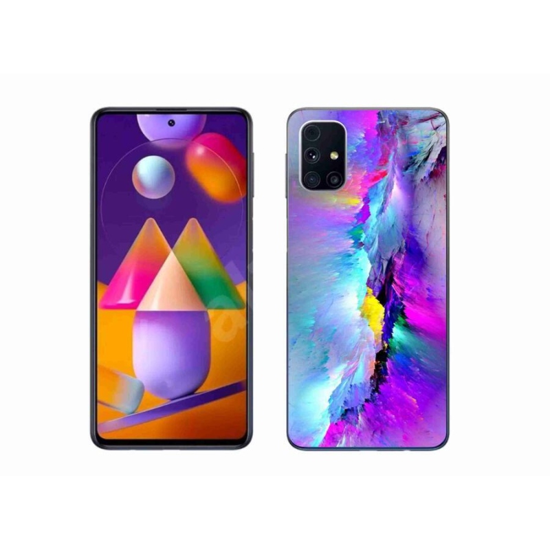 Zselés borítás mmCase Samsung Galaxy M31s készülékhez - absztrakt