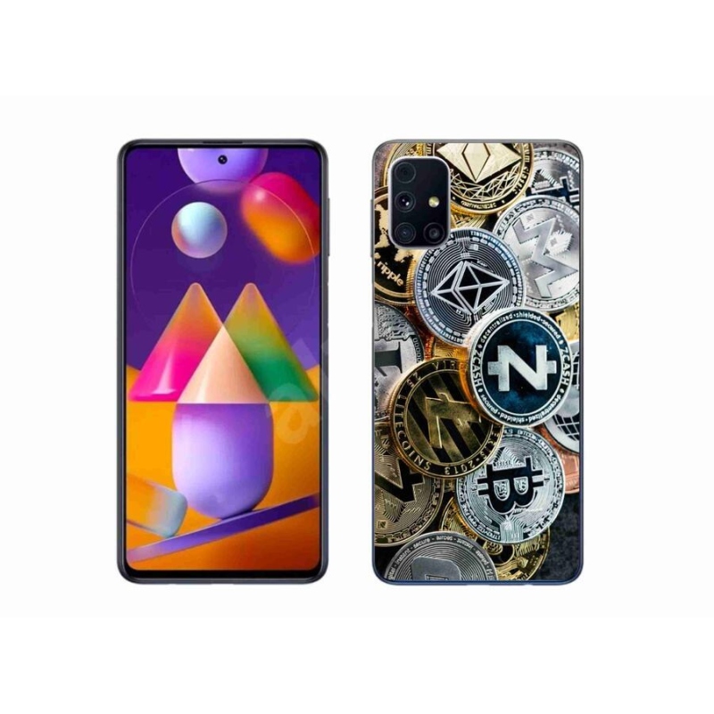 Gél borító mmCase a Samsung Galaxy M31s készülékhez - kriptovaluták