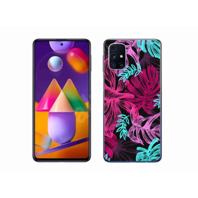 Zselés borítás mmCase Samsung Galaxy M31s - virágok 1