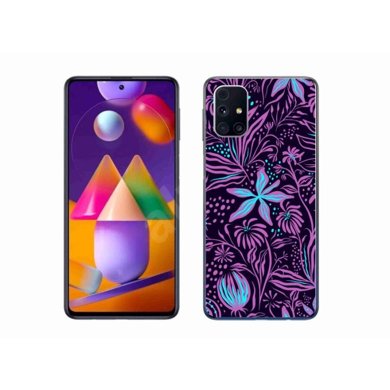 Gél védőhuzat mmCase Samsung Galaxy M31s - virágok 2