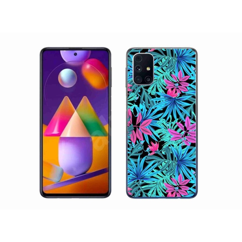 Zselés borító mmCase Samsung Galaxy M31s - virágok 3