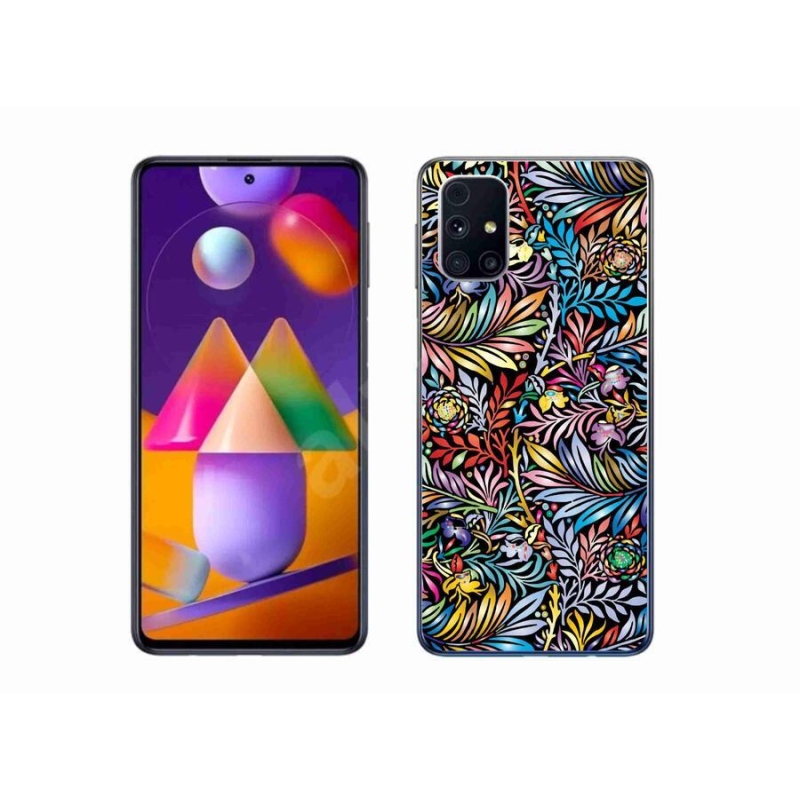 Gél borító mmCase a Samsung Galaxy M31s készülékhez - virágok 5