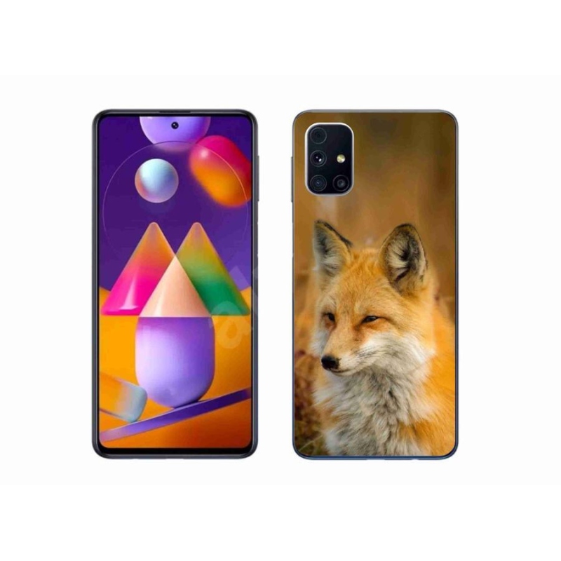 Gél védőhuzat mmCase Samsung Galaxy M31s készülékhez - róka