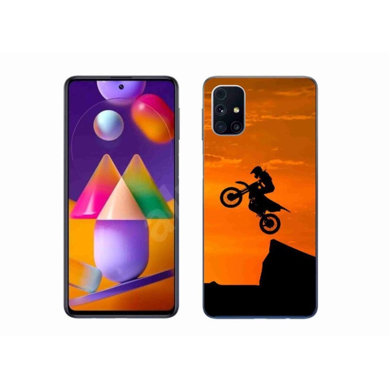 Zselés borítás mmCase Samsung Galaxy M31s készülékhez - motocross