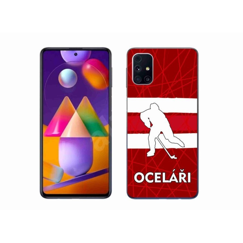 Zselés borítás mmCase Samsung Galaxy M31s készülékhez - Steelers
