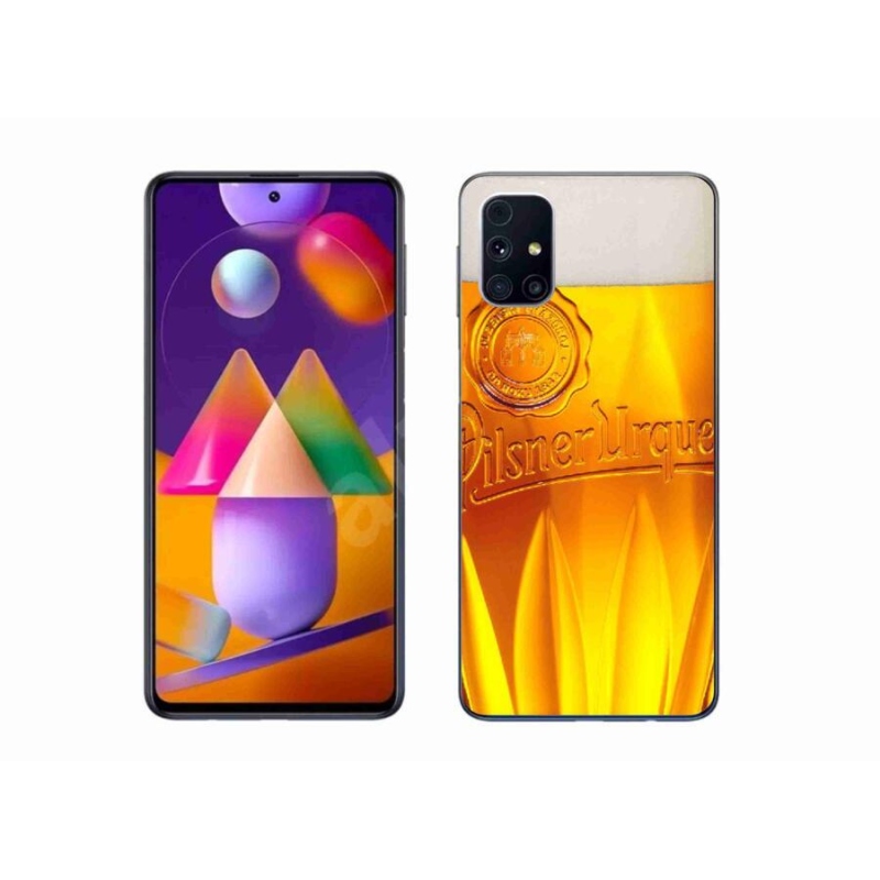 Zselés borítás mmCase Samsung Galaxy M31s készülékhez - sör