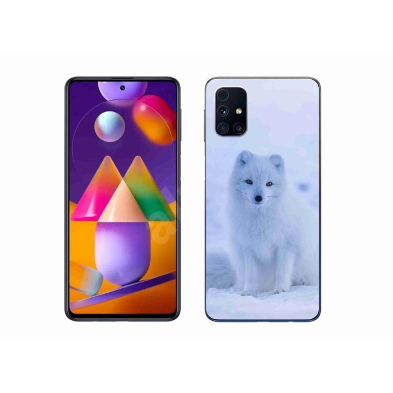 Zselés borítás mmCase Samsung Galaxy M31s készülékhez - polár róka