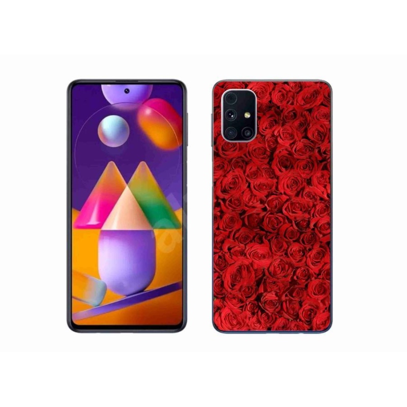 Zselés borítás mmCase Samsung Galaxy M31s készülékhez - rózsaszínű