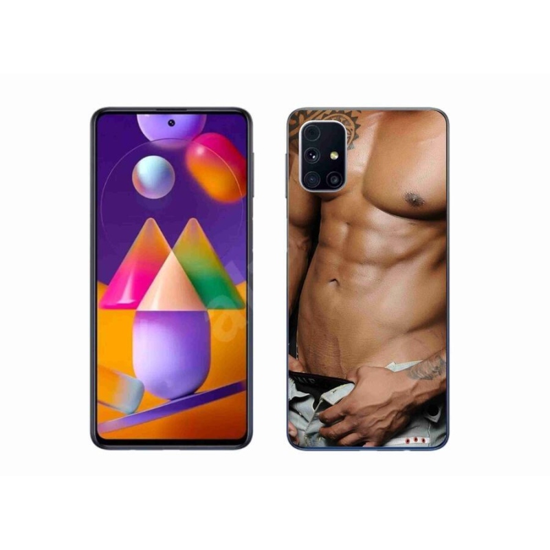 Gél borítás mmCase Samsung Galaxy M31s készülékhez - szexi férfi