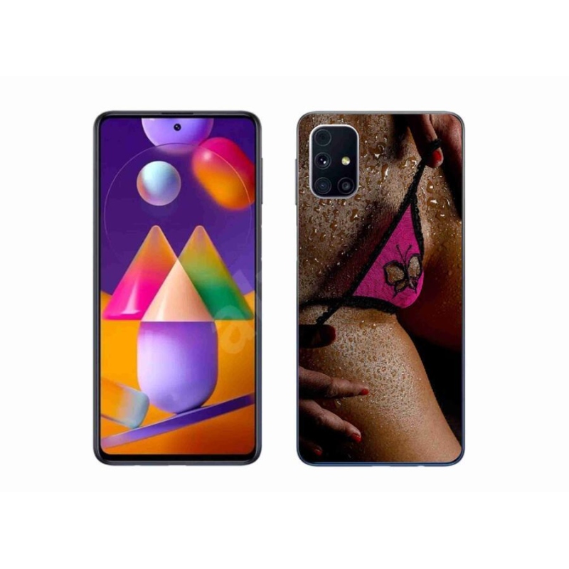 Gél borító mmCase Samsung Galaxy M31s készülékhez - szexi nő