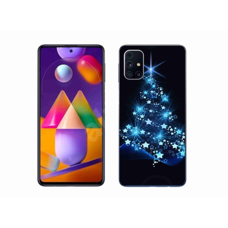 Gél borítás mmCase Samsung Galaxy M31s készülékhez - karácsonyfa