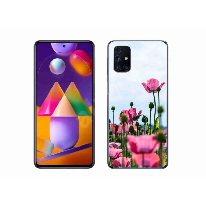 Gél védőhuzat mmCase Samsung Galaxy M31s készülékhez - mákos színű