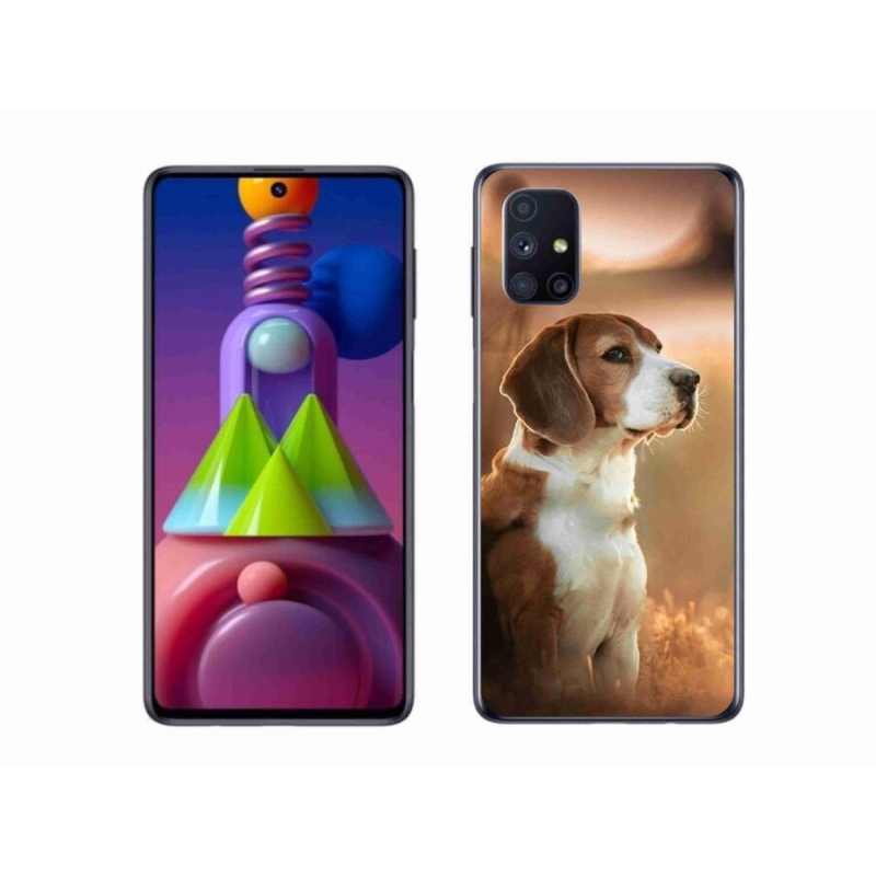 Gél védőhuzat mmCase Samsung Galaxy M51 készülékhez - bézs színű