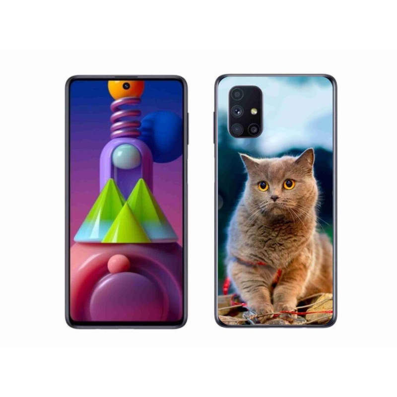 Gél védőhuzat mmCase Samsung Galaxy M51 - brit kék 2