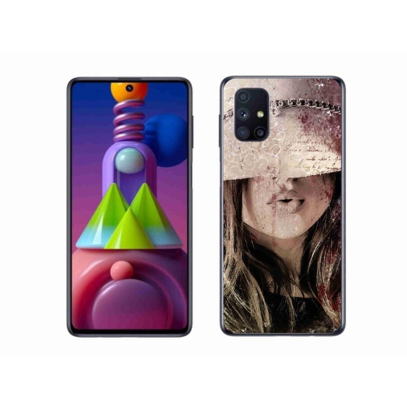 Zselés borítás mmCase Samsung Galaxy M51 - lányhoz