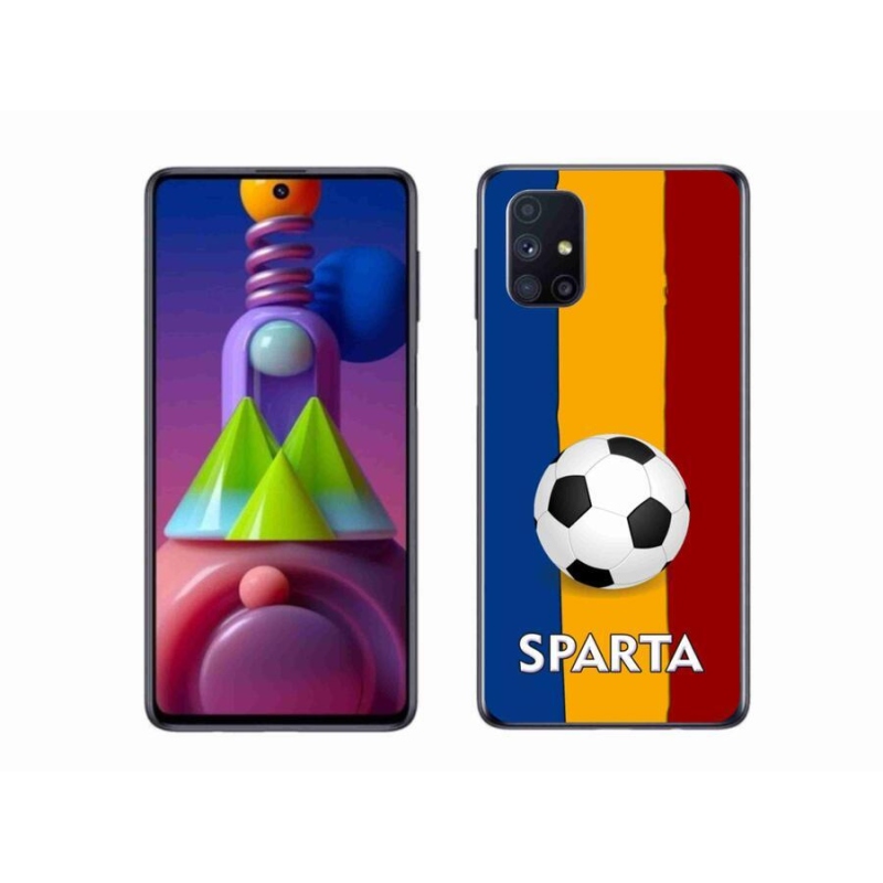 Gél védőhuzat mmCase Samsung Galaxy M51 - futball 1