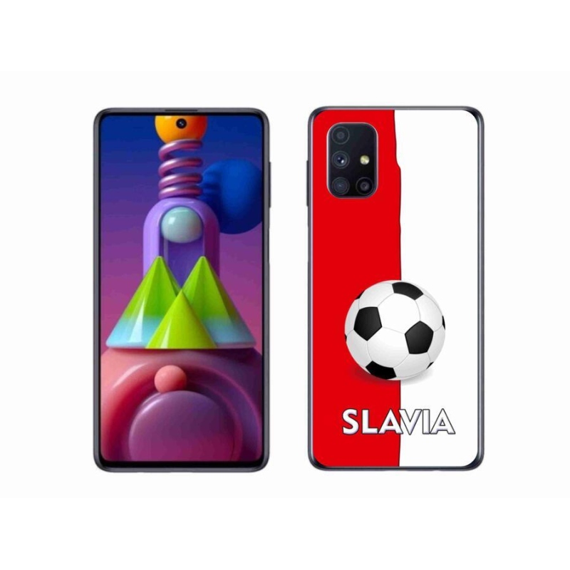 Gél borítás mmCase mobiltelefonhoz Samsung Galaxy M51 - futball 2