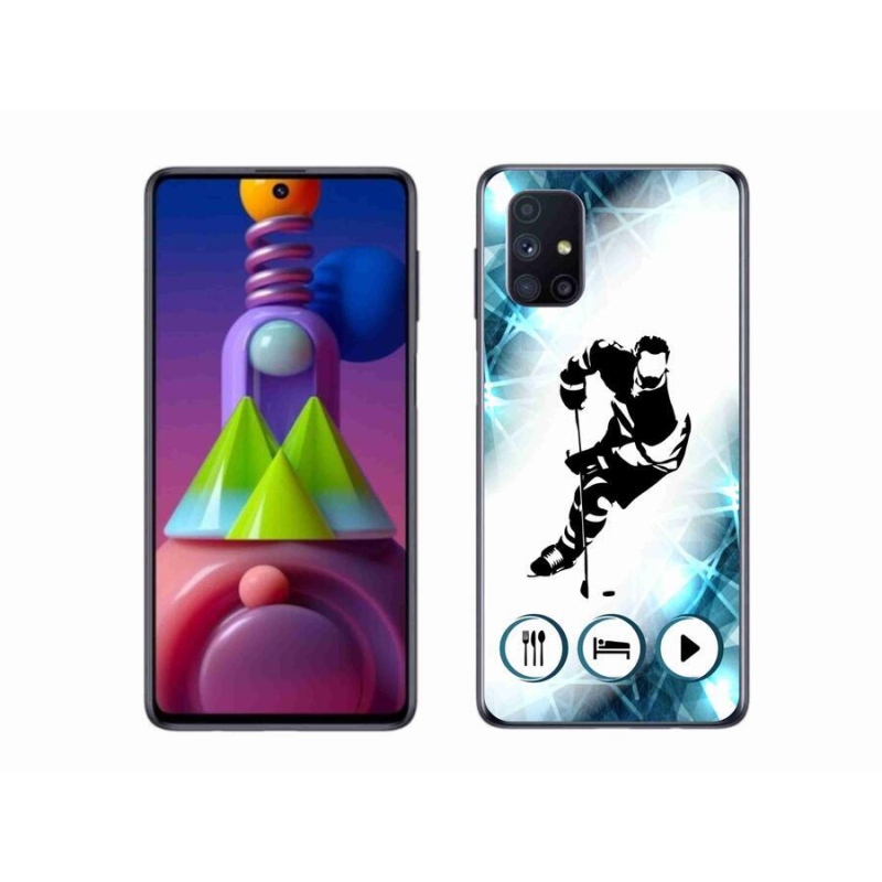Zselés borítás mmCase Samsung Galaxy M51 - jégkorong 1