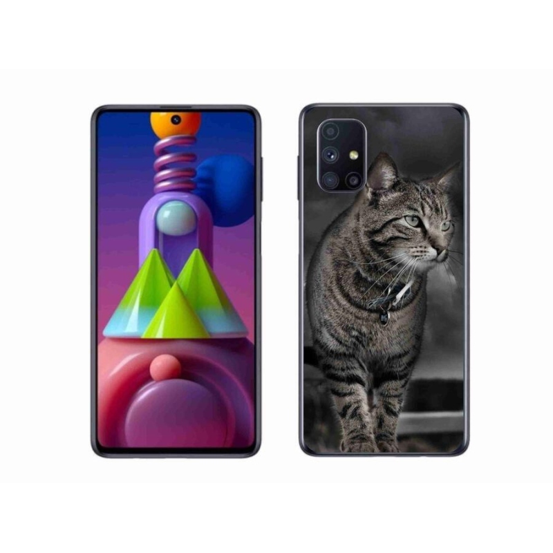 Zselés borítás mmCase Samsung Galaxy M51 - macska