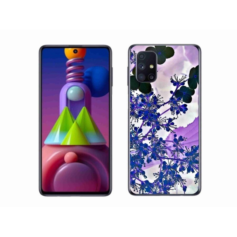Gél borító mmCase mobiltelefonhoz Samsung Galaxy M51 - hortenzia virág
