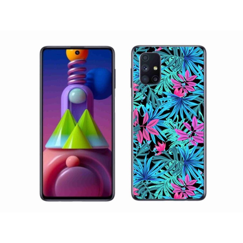 Gél borító mmCase mobiltelefonhoz Samsung Galaxy M51 - virágok 3