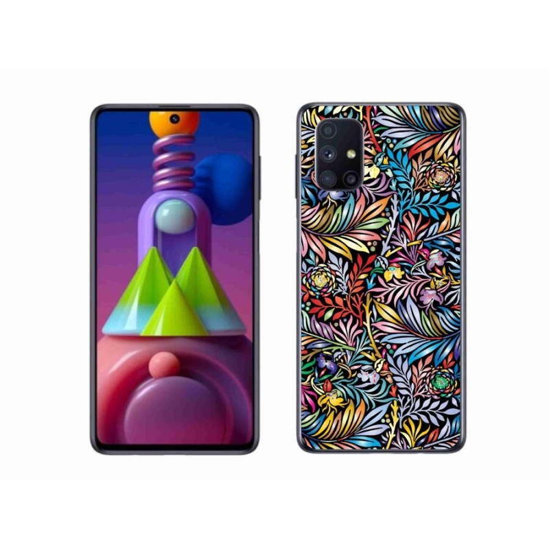Gél borító mmCase mobiltelefonhoz Samsung Galaxy M51 - virágok 5