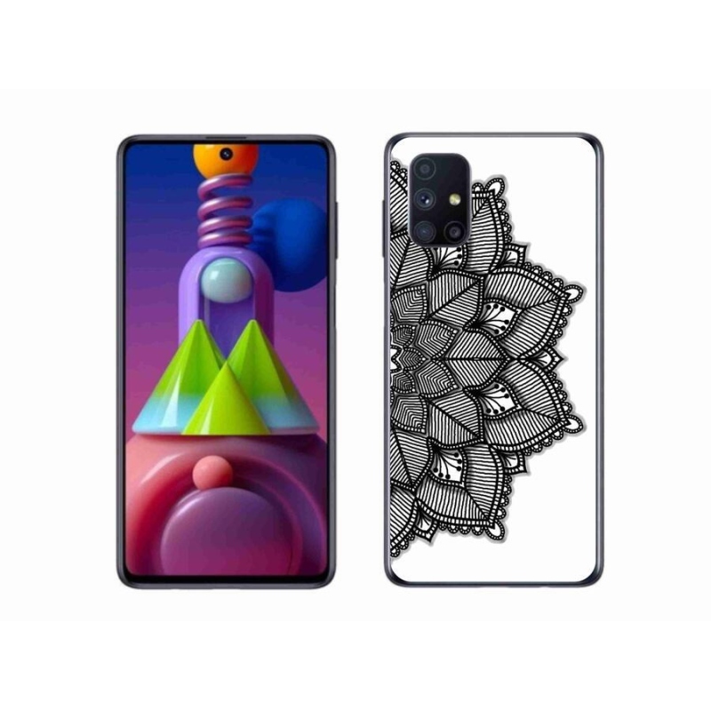 Gél védőhuzat mmCase mobiltelefonhoz Samsung Galaxy M51 - mandala