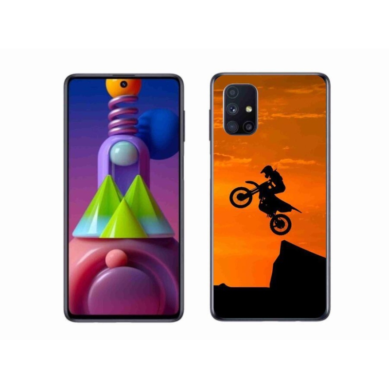 Zselés borítás mmCase Samsung Galaxy M51 - motocross