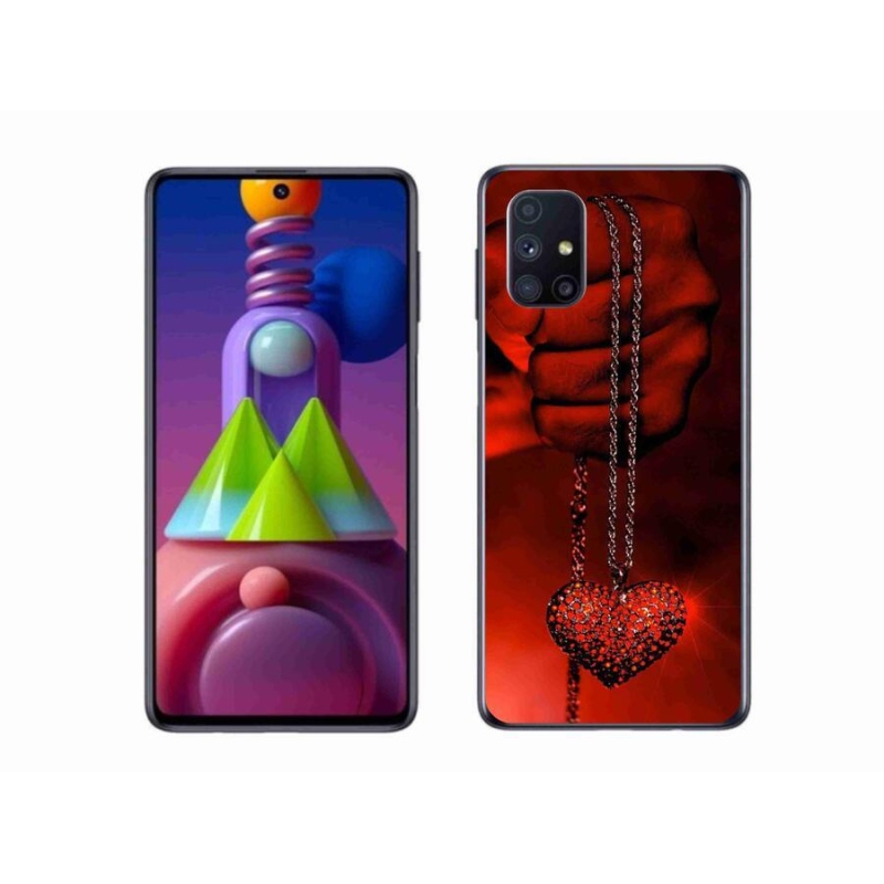 Gél borítás mmCase Samsung Galaxy M51 - nyaklánchoz