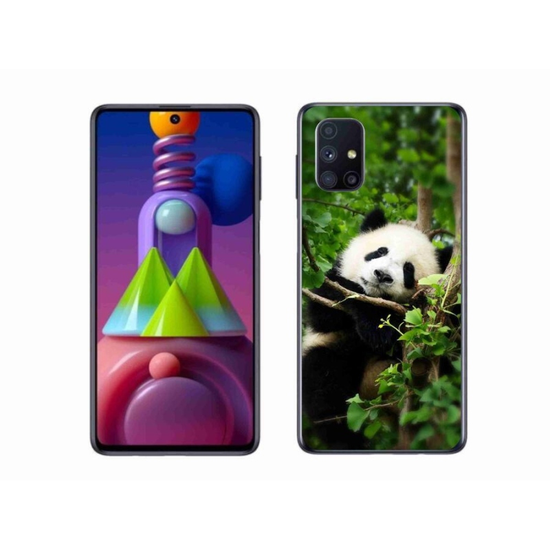 Gél védőhuzat mmCase Samsung Galaxy M51 készülékhez - panda