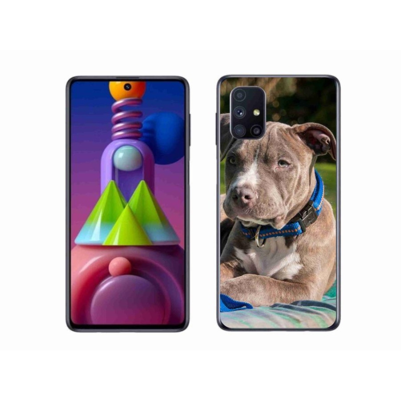 Gél borítás mmCase Samsung Galaxy M51 készülékhez - pitbull