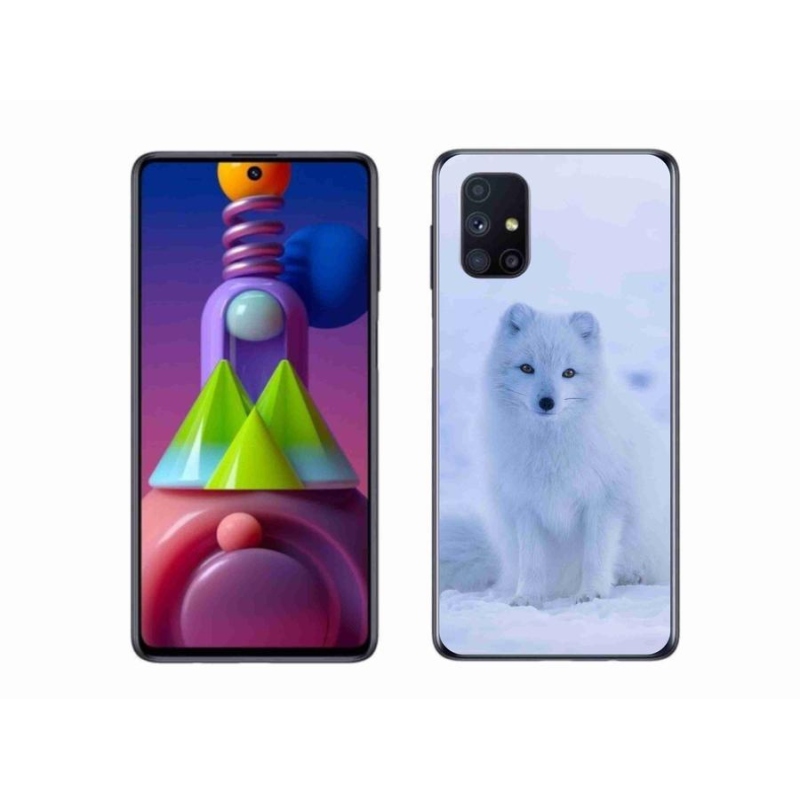 Zselés borítás mmCase Samsung Galaxy M51 készülékhez - polár róka
