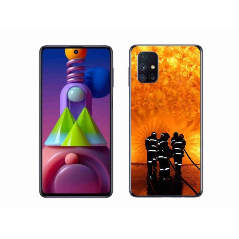 Gél borítás mmCase Samsung Galaxy M51 - tűz