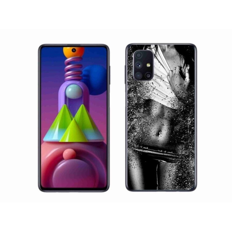 Gél borító mmCase mobiltelefonhoz Samsung Galaxy M51 - szexi nő 1